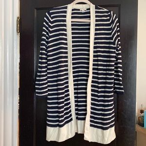 Gap striped cardigan sweater